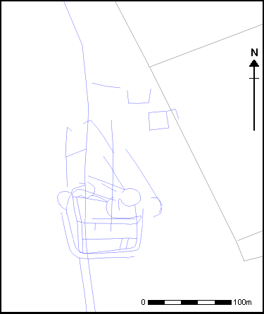 Figure 32 - showing crop marks at Cottam B