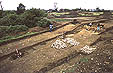 Excavations, area 1.