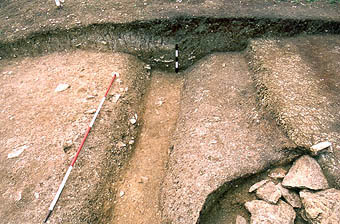Length of palisade trench excavated.