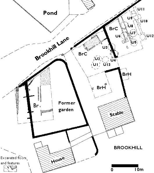 Plan of Brookhill pottery
