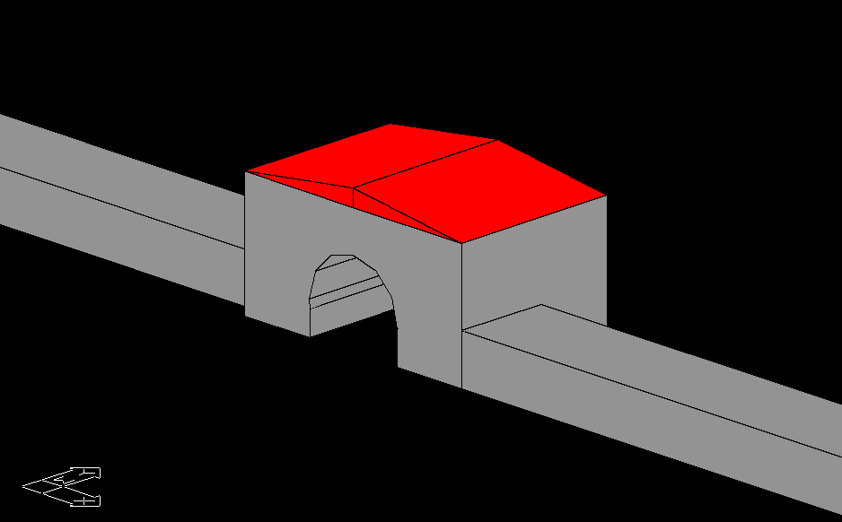A simple model demonstrating shaded surfaces