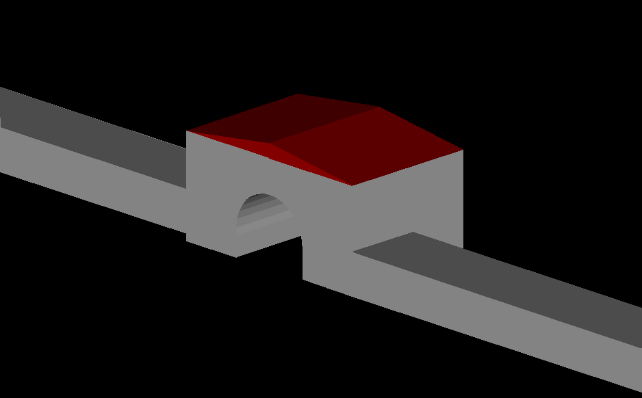 A simple model demonstrating rendering