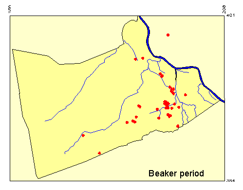[Distribution of Beaker sites]