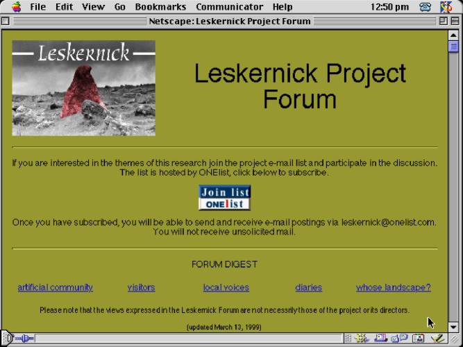 Leskernick Forum