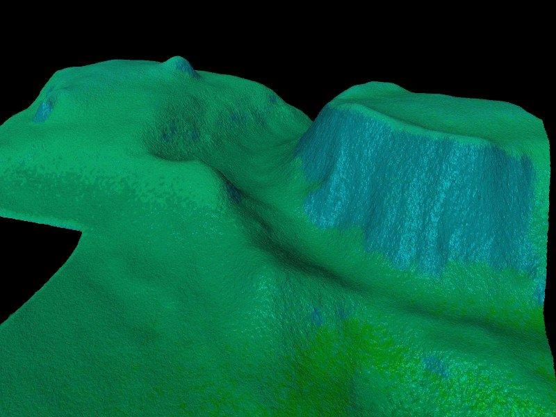 Topographic survey of Symon's Castle - view from W