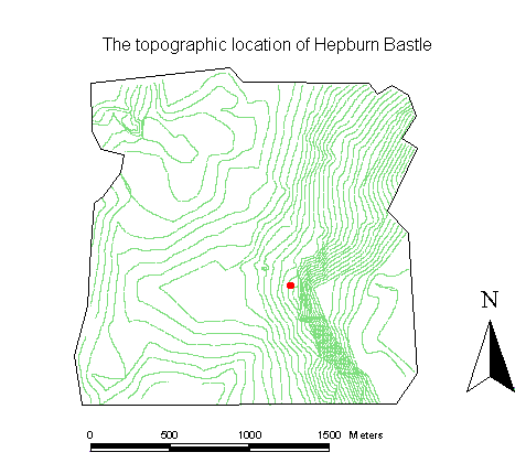 The Topographic Location of Hepburn Bastle
