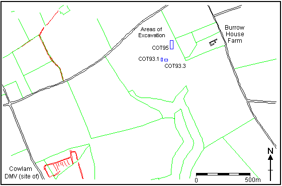 Location of Excavations
