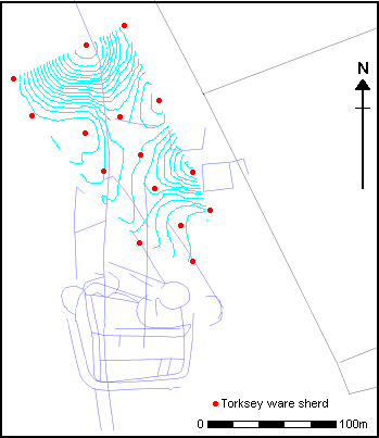 Distribution of Torksey ware