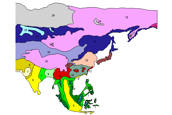 map of Eurasia
