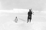 Piper Kerr and emperor penguin