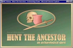 Hunt The Ancestor Game-Homepage: Click to enlarge