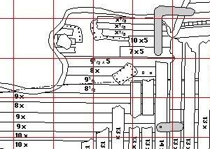 Plan of wreck