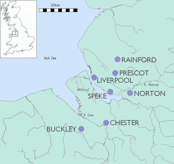 North Wales and Merseyside