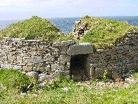 Remains of the Broch of Borwick, Mainland, Orkney.