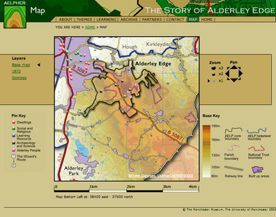 Image of interactive map.