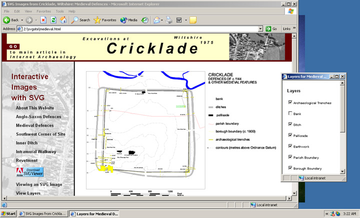 Internet Archaeol. 20. Wright. Cricklade: A Practical Archaeological Application of SVG