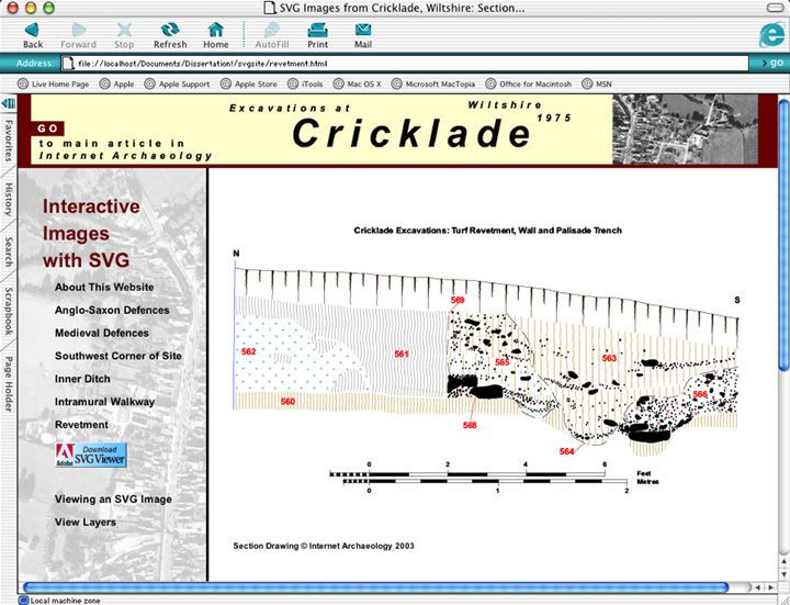 Image of Cricklade website.