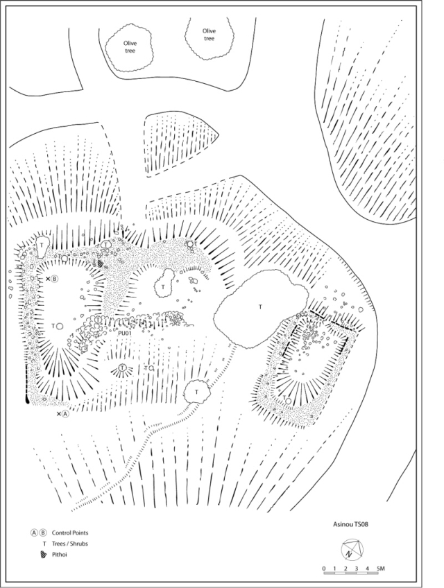 Figure 40: Nikitari Kapsalia (TP117): plan of monastery. Drawing: Julie Candy, finalised by Jean Humbert.