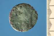 Claudian copy coin SF3777; Obverse view to left 