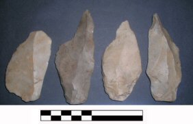 Figure 13:  Typical diagnostic later mesolithic flint objects from County Antrim.