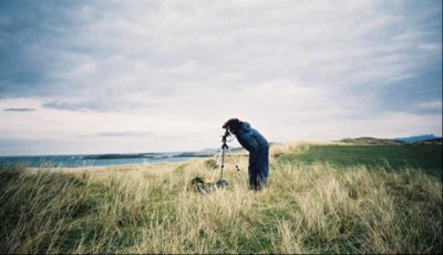 Figure 3: The author taking a quick time panorama