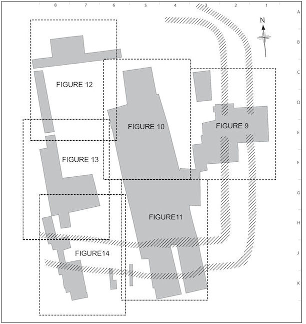 Figure 8: Key to Iron Age phase plans.