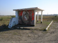 Bus Shelter South of Yevlakh