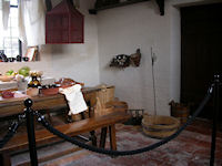 Reconstructed kitchen at Blakesley Hall, Birmingham 