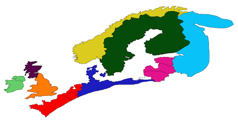 Map of base regions
