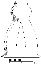 Illustration of sherds of an Impasto Holmos