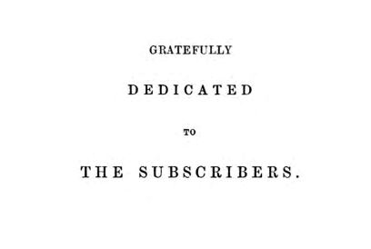 Dedication by Charles Roach Smith 1861 in Collectanea Antiqua V. Printed for the subscribers only and not published.