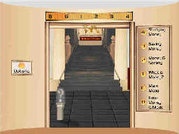 Screenshot of the Histtory of Money, lift to Information Centre