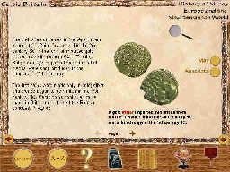 Screenshot example of information on the Celts