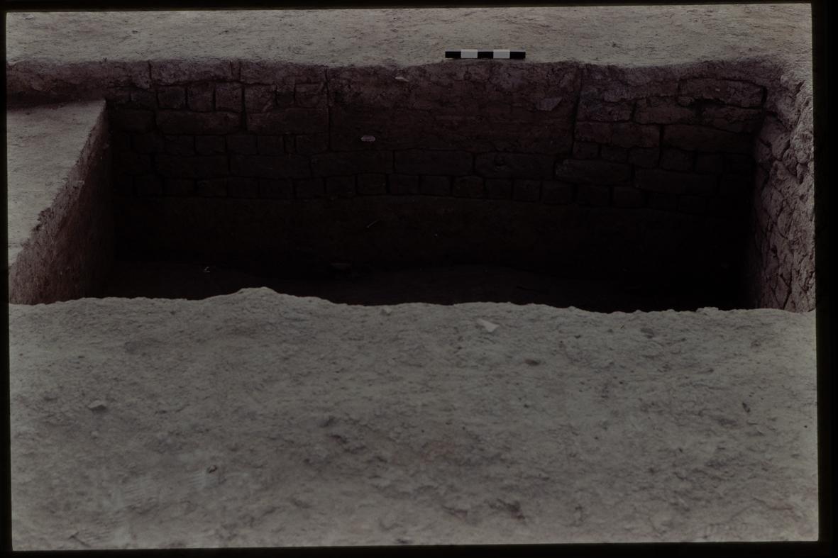 Rectangular excavation trench