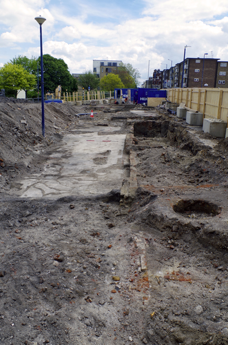 excavated trench