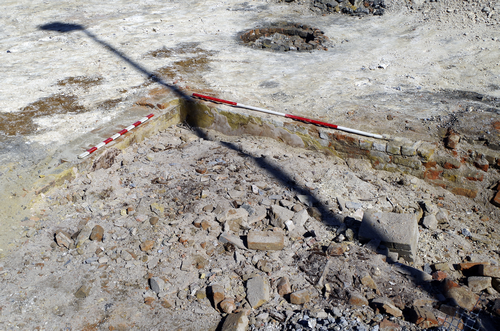 excavated bricks
