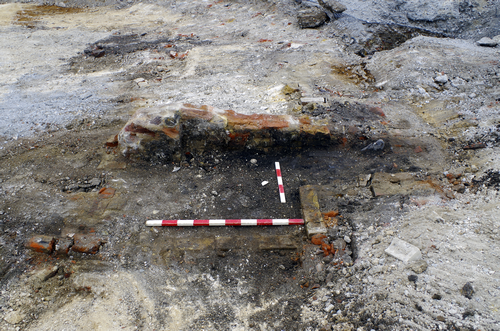 excavated trench
