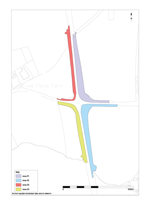 Plan of Areas 1–4