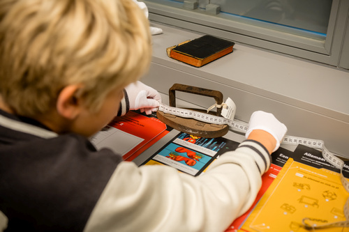 An interactive family trail within the permanent exhibition at Ename Heritage Site.